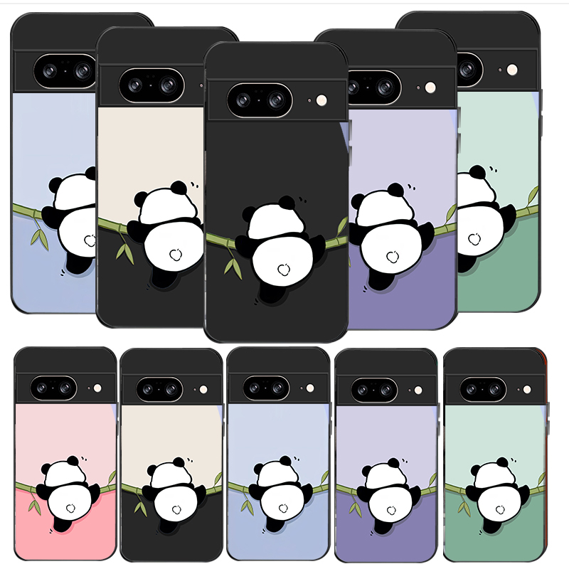 Google Pixel 8A - Capa de Telefone de Vidro Preto