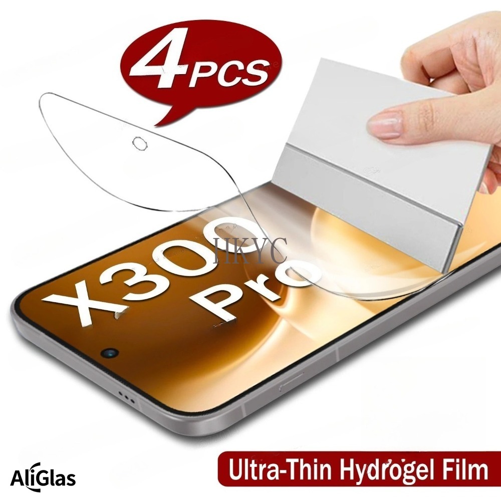 Vivo X200 - Película de hidrogel hd, 4 unidades,