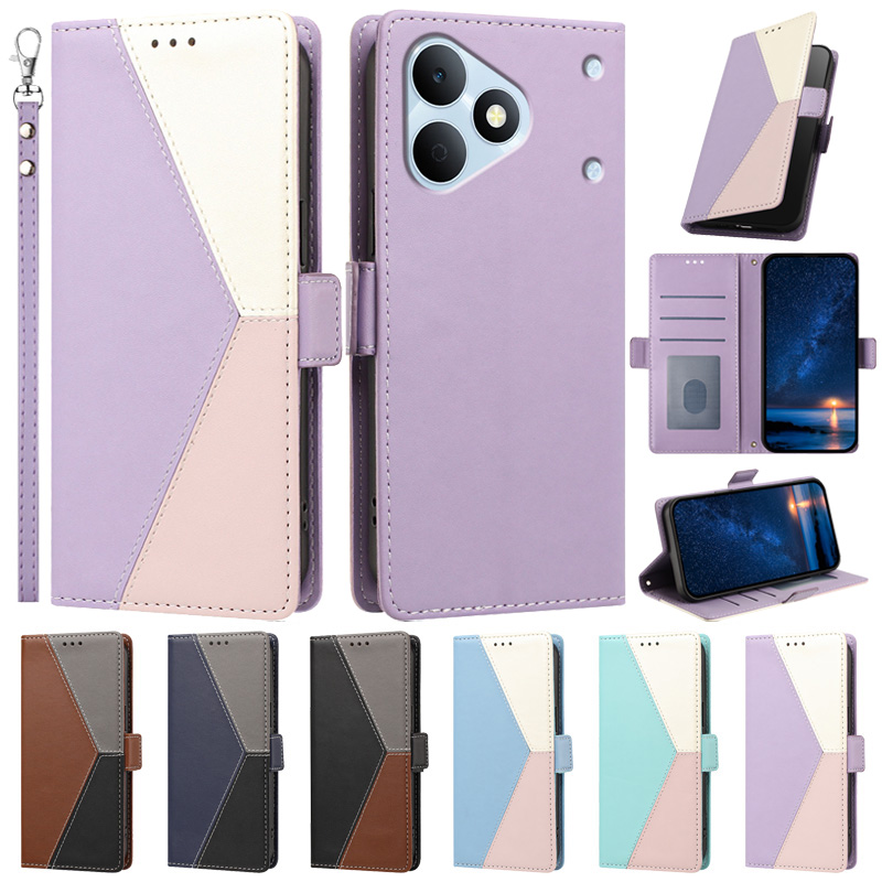 Realme Note 50 - Capa de Couro Magnética para Realme