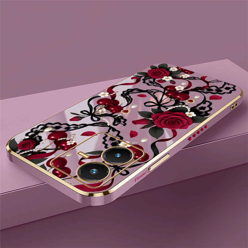Capa com Estampa de Rosa para  - Vivo Y28 avaliação e preço